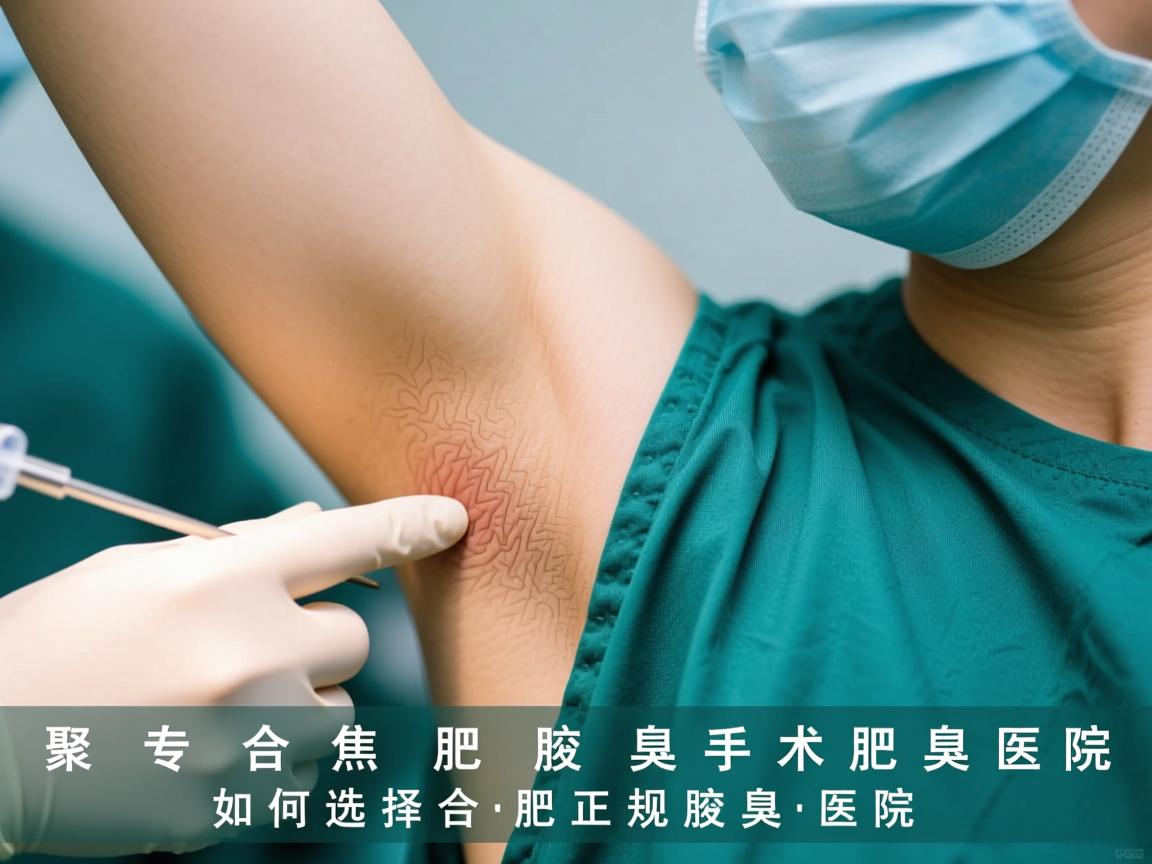 聚焦合肥腋臭手术,如何选择合肥正规腋臭医院 聚焦合肥腋臭手术,如何选择合肥正规腋臭医院
