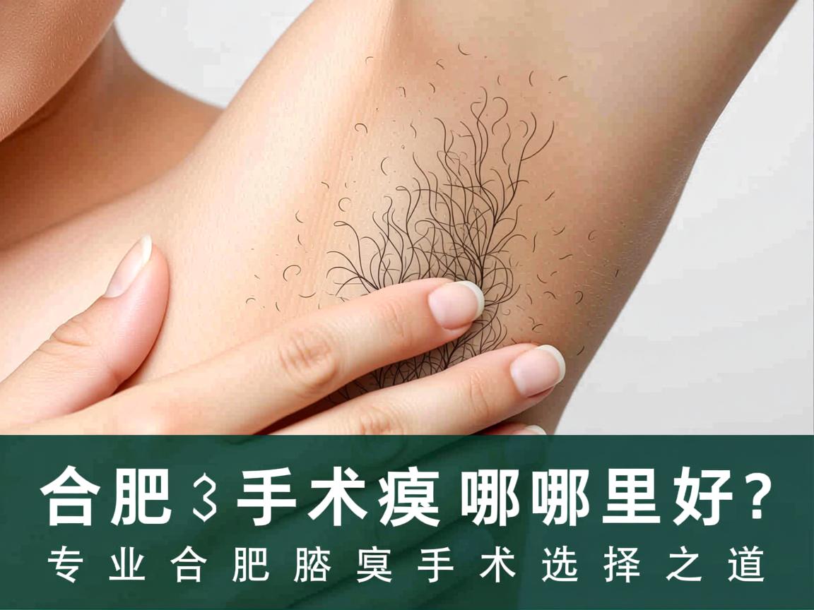 合肥腋臭手术哪里好？专业解析合肥腋臭手术的选择之道