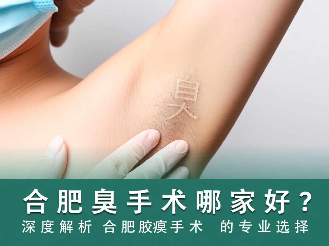 合肥腋臭手术哪家好？深度解析合肥腋臭手术的专业选择