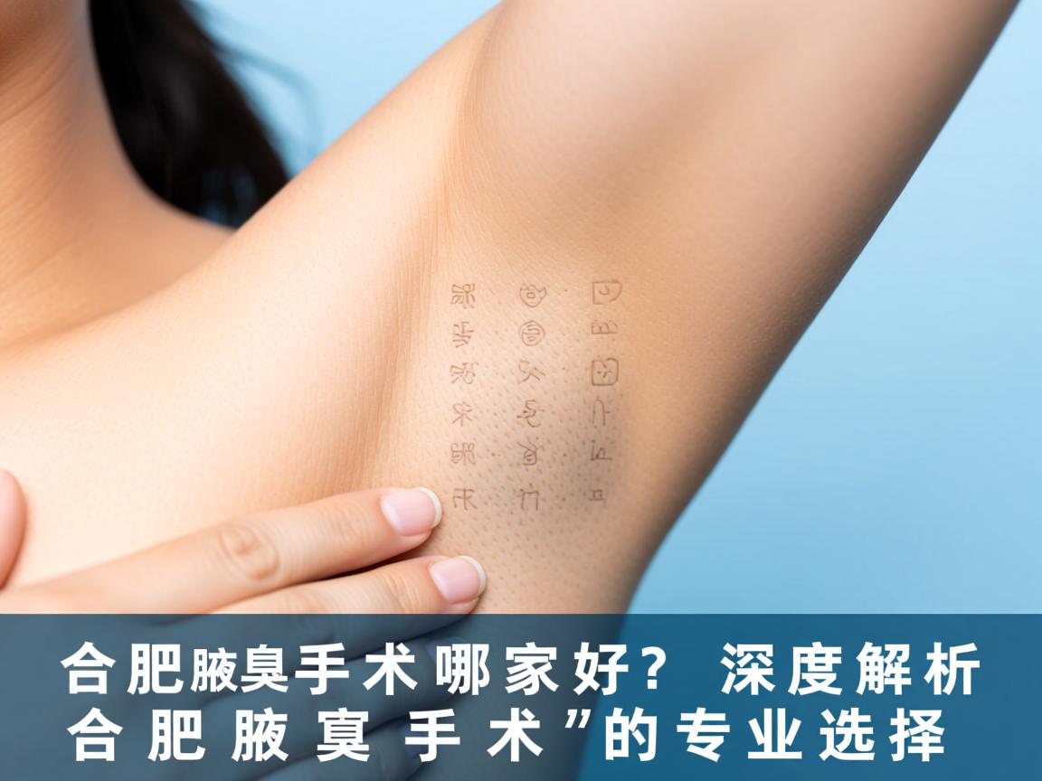 合肥腋臭手术哪家好？深度解析合肥腋臭手术的专业选择