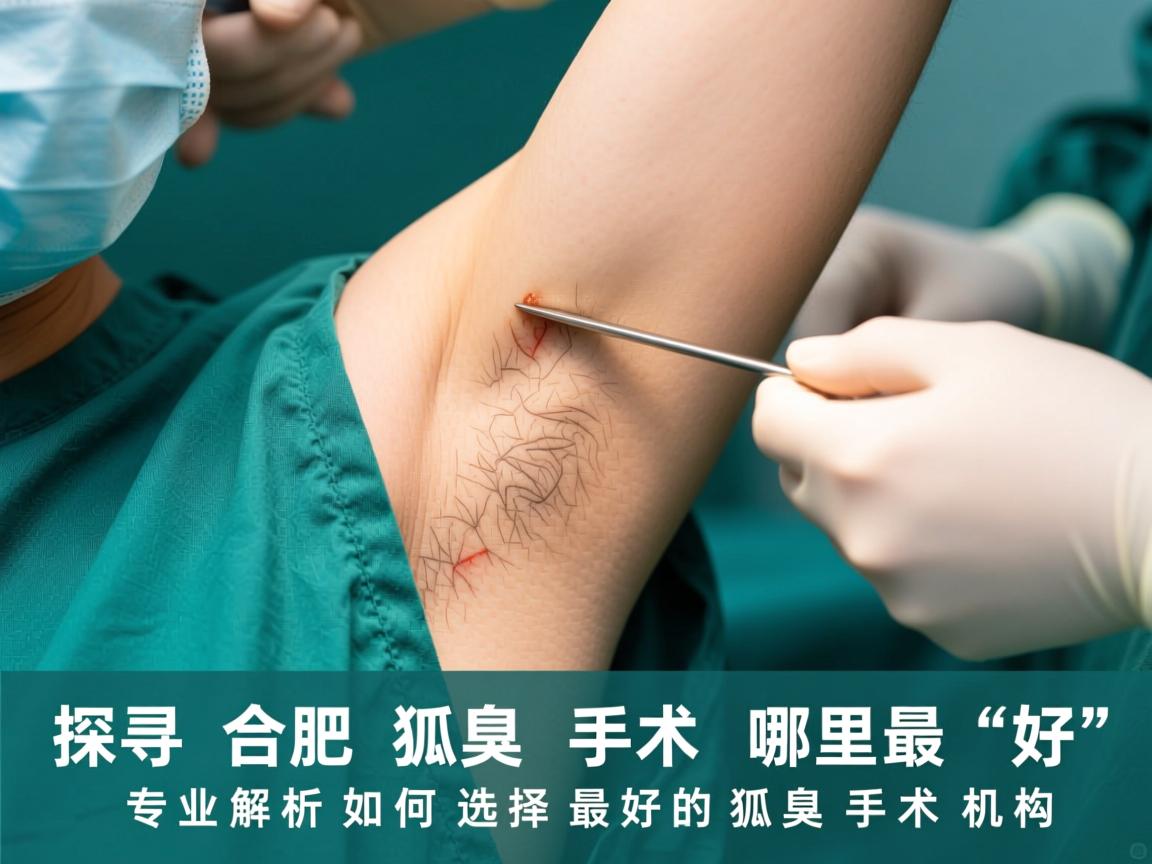 探寻合肥狐臭手术哪里最好，专业解析如何选择最好的狐臭手术机构