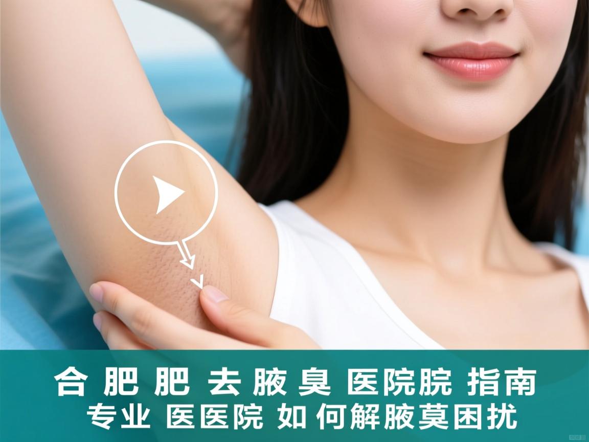 合肥女生去腋臭医院指南，专业医院如何解决腋臭困扰