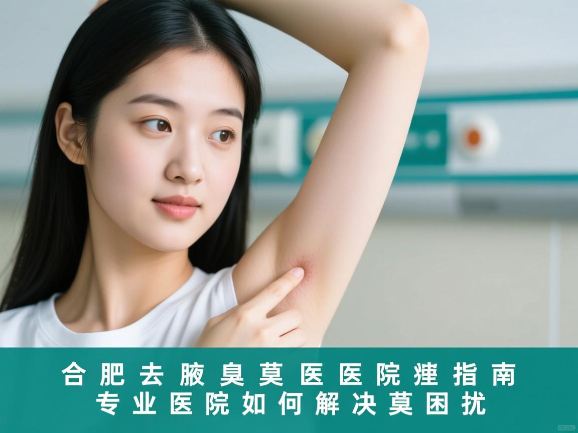 合肥女生去腋臭医院指南，专业医院如何解决腋臭困扰