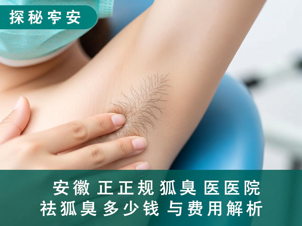探秘安徽正规狐臭医院，祛狐臭多少钱与费用解析