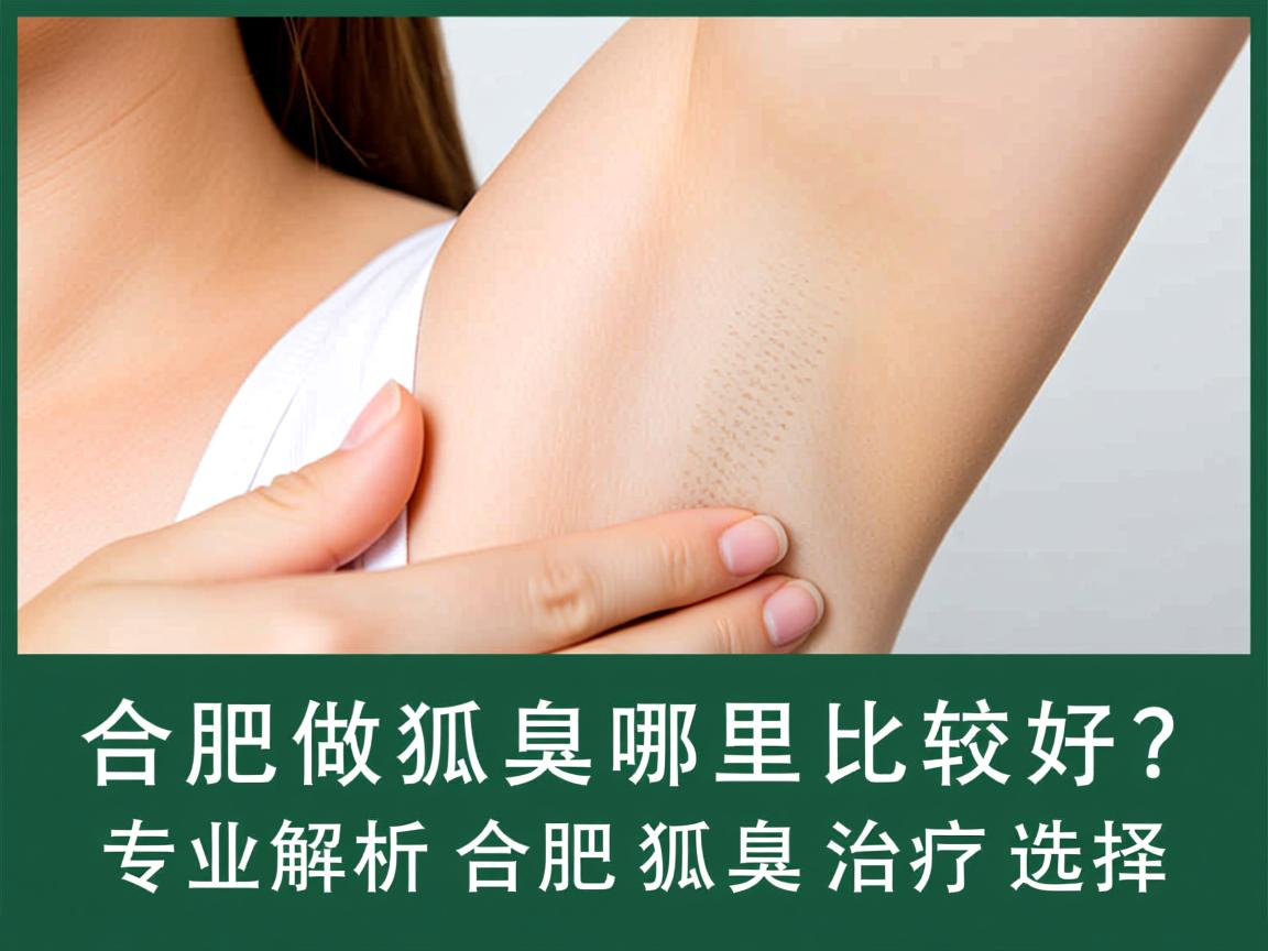 合肥做狐臭哪里比较好？专业解析合肥狐臭治疗选择