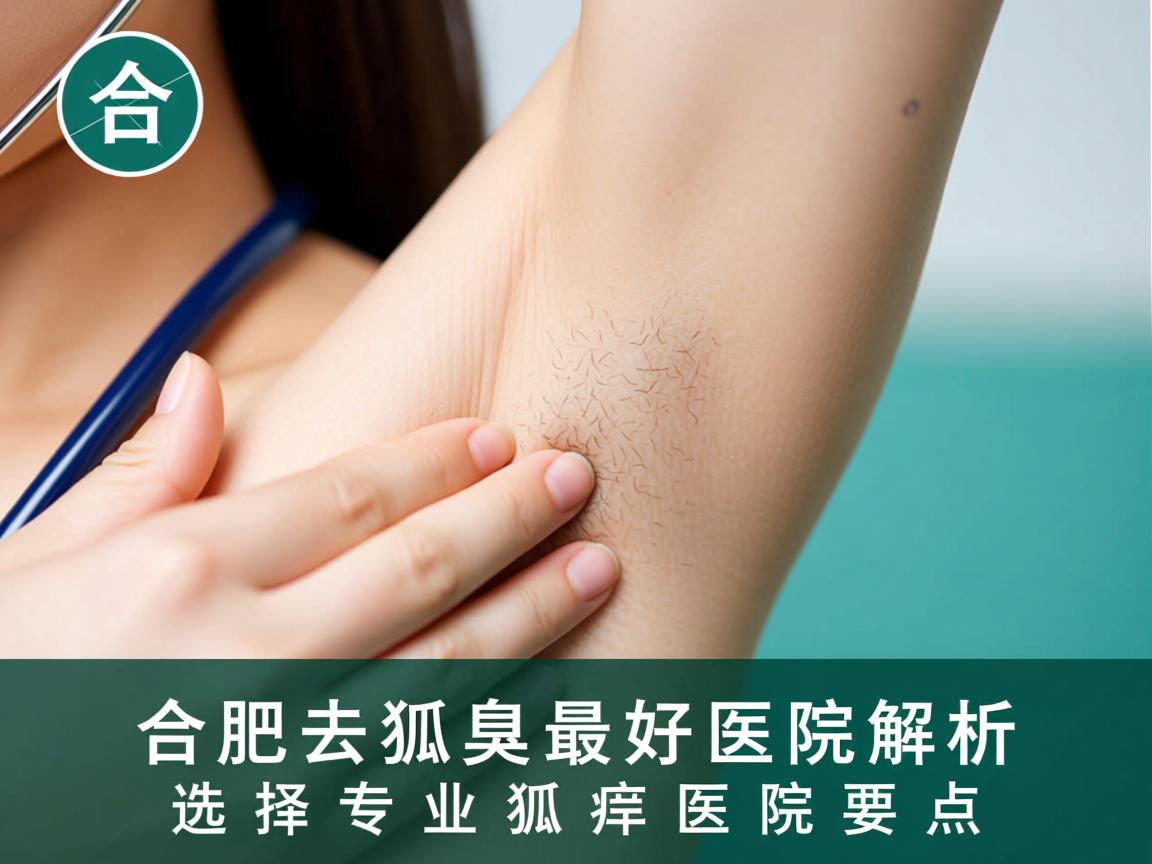 合肥去狐臭最好医院解析，选择专业狐臭医院的要点