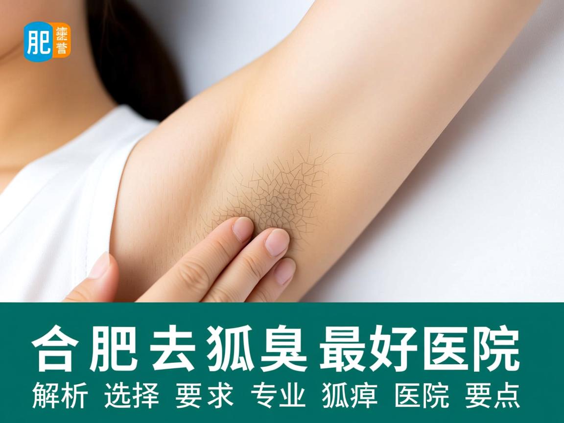 合肥去狐臭最好医院解析，选择专业狐臭医院的要点