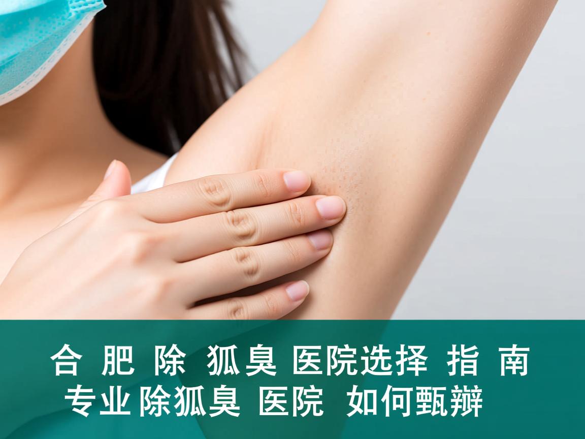 合肥除狐臭医院选择指南，专业除狐臭医院如何甄别