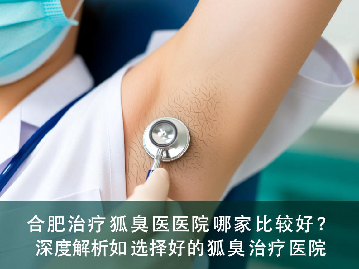 合肥治疗狐臭医院哪家比较好？深度解析如何选择好的狐臭治疗医院