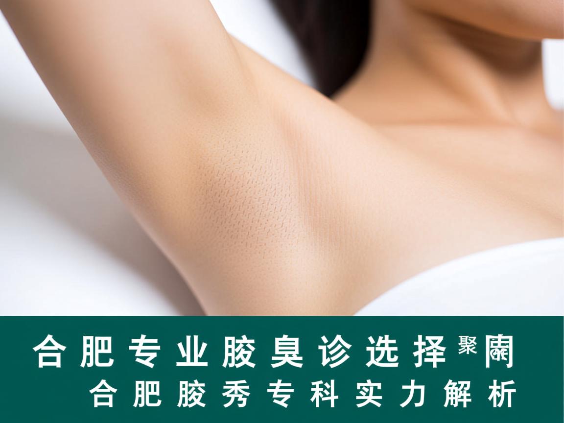 合肥专业腋臭诊疗选择指南，聚焦合肥腋秀专科实力解析