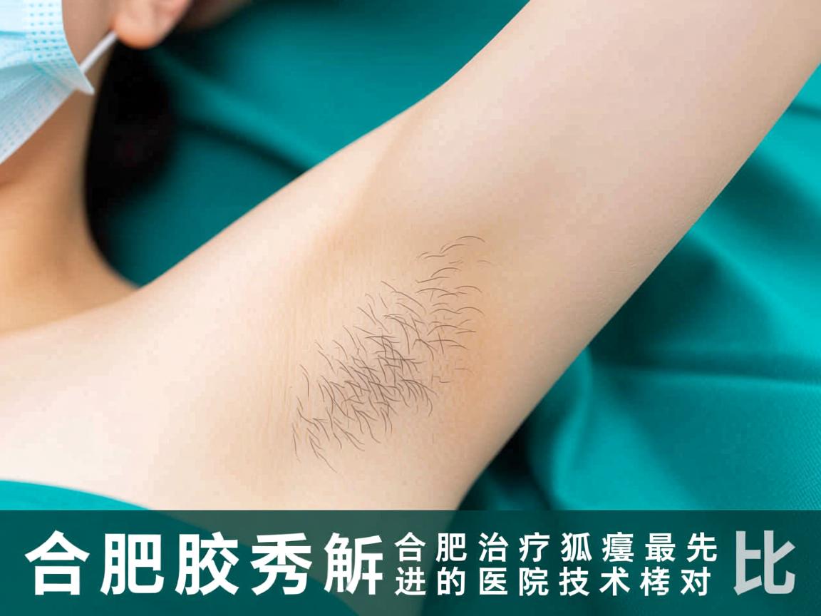 合肥腋秀解析，合肥治疗狐臭最先进的医院技术对比