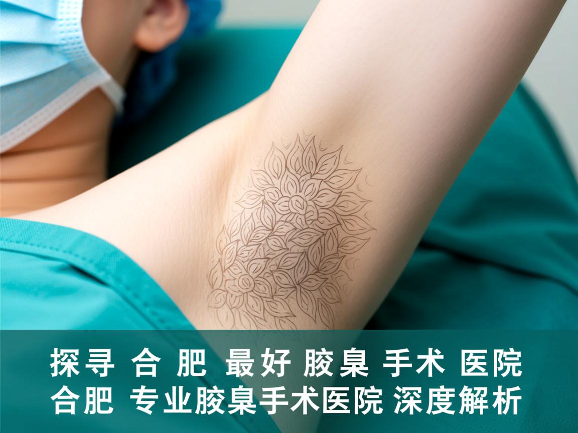 探寻合肥最好腋臭手术医院，合肥专业腋臭手术医院深度解析