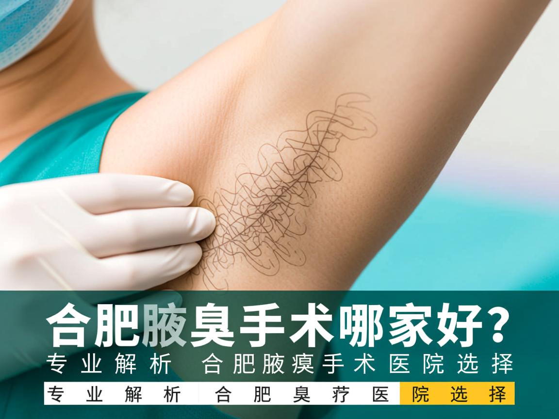 合肥腋臭手术哪家好？专业解析合肥腋臭手术医院选择
