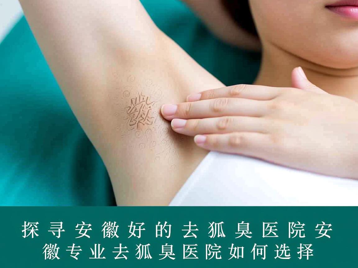 探寻安徽好的去狐臭医院，安徽专业去狐臭医院如何选择