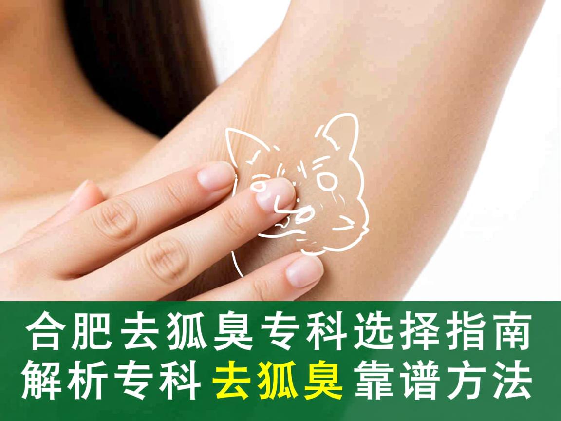 合肥去狐臭专科选择指南，解析专科去狐臭的靠谱方法