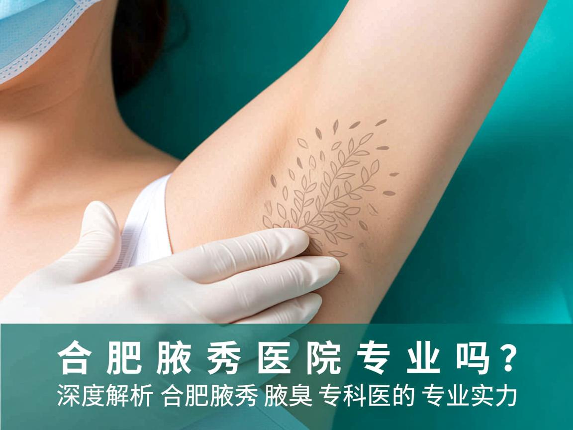 合肥腋秀医院专业吗？深度解析合肥腋秀腋臭专科的专业实力