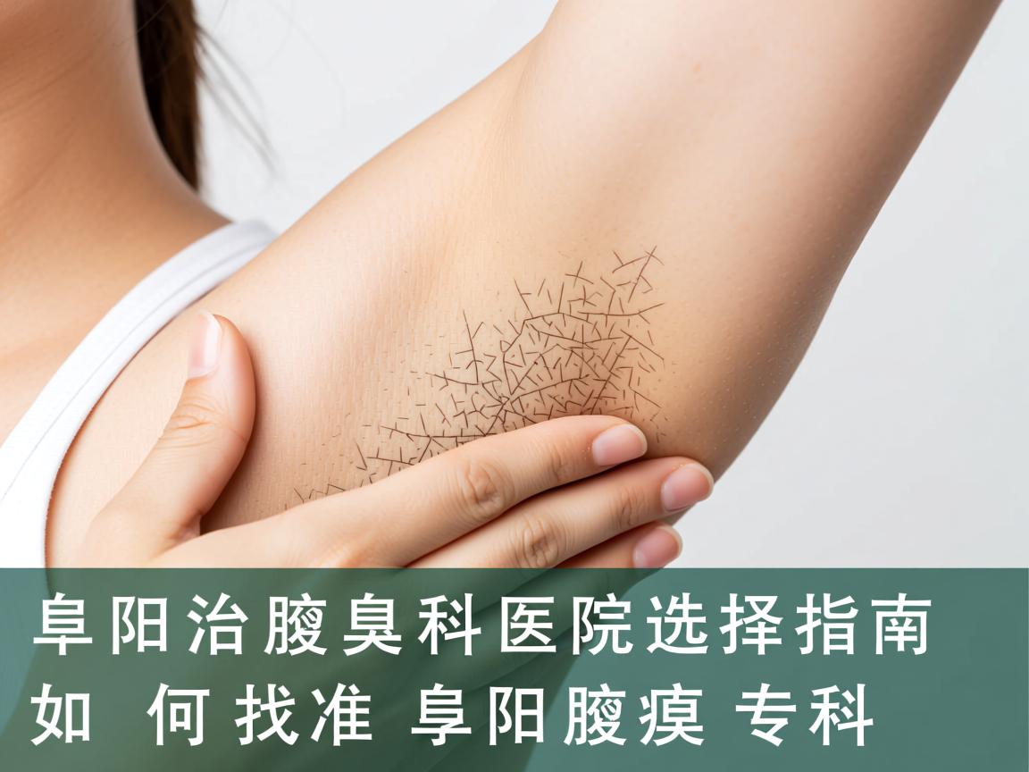 阜阳治腋臭科医院选择指南，如何找准阜阳腋臭专科