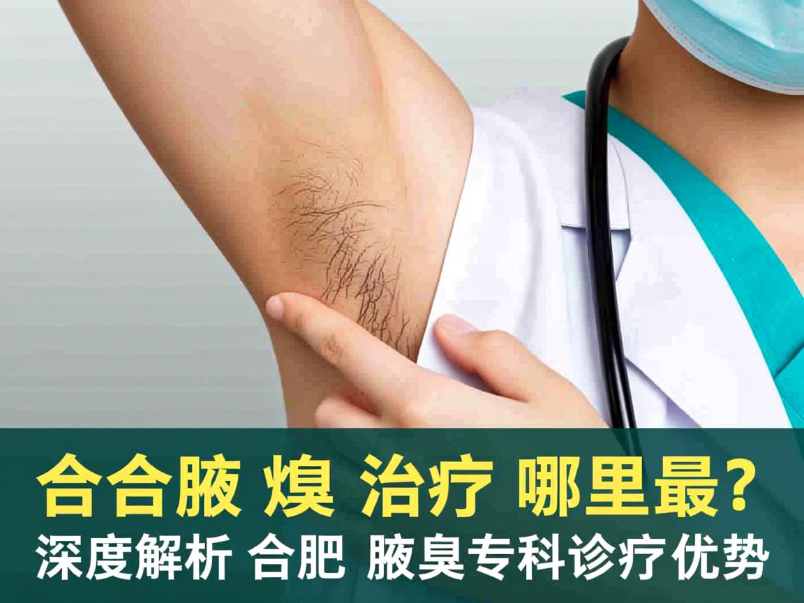合肥腋臭治疗哪里最好？深度解析合肥腋臭专科诊疗优势