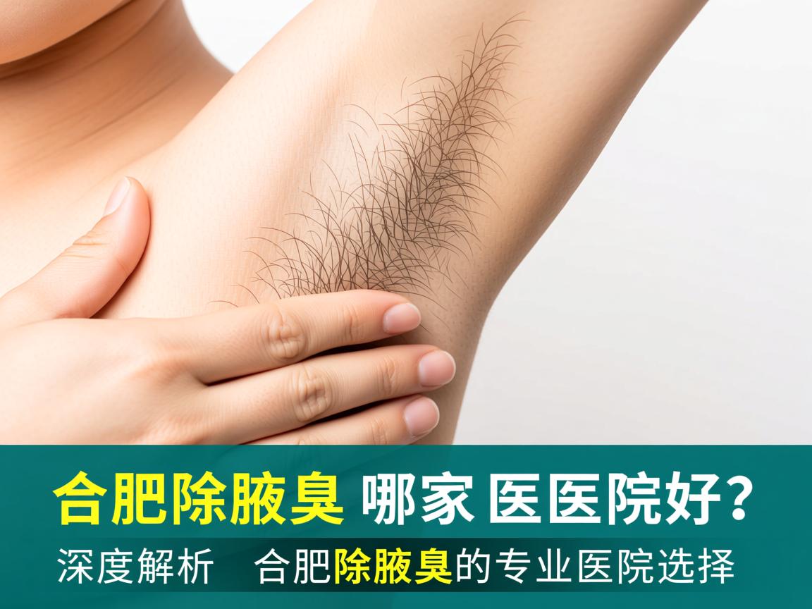 合肥除腋臭哪家医院好？深度解析合肥除腋臭的专业医院选择