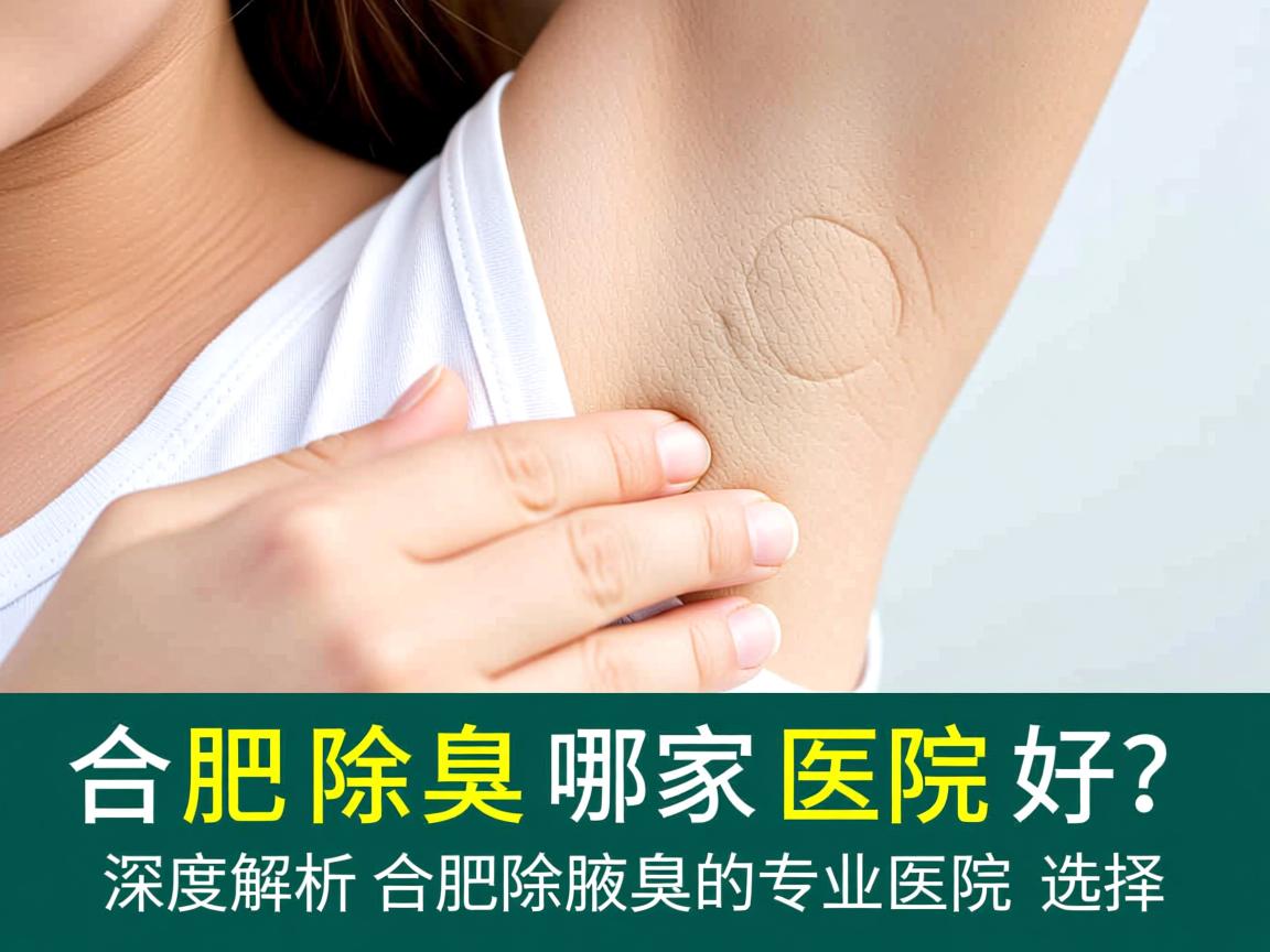 合肥除腋臭哪家医院好？深度解析合肥除腋臭的专业医院选择