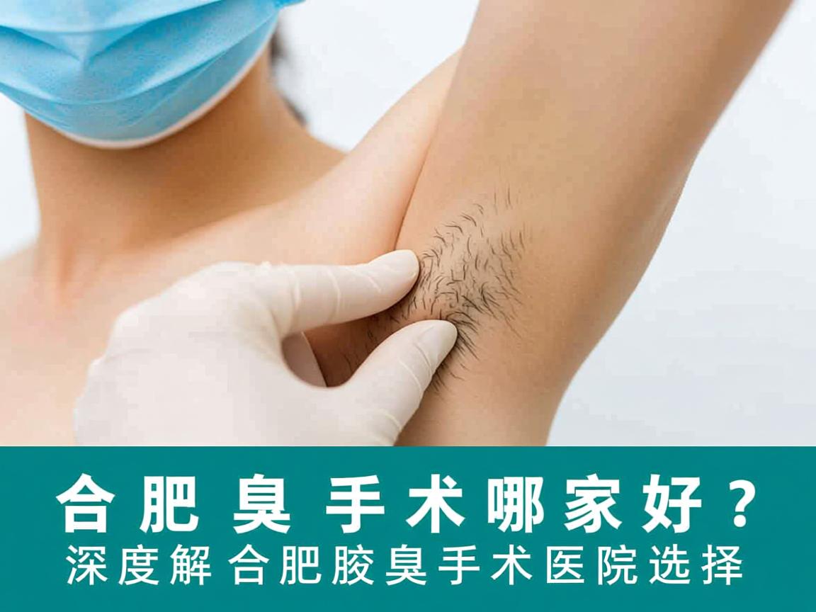合肥腋臭手术哪家好？深度解析合肥腋臭手术医院选择