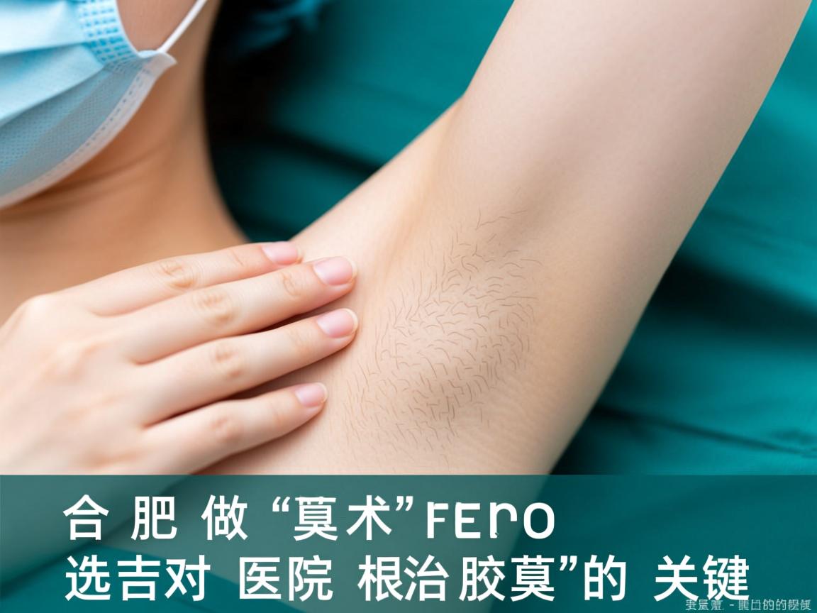 合肥做腋臭手术，选对医院是根治腋臭的关键