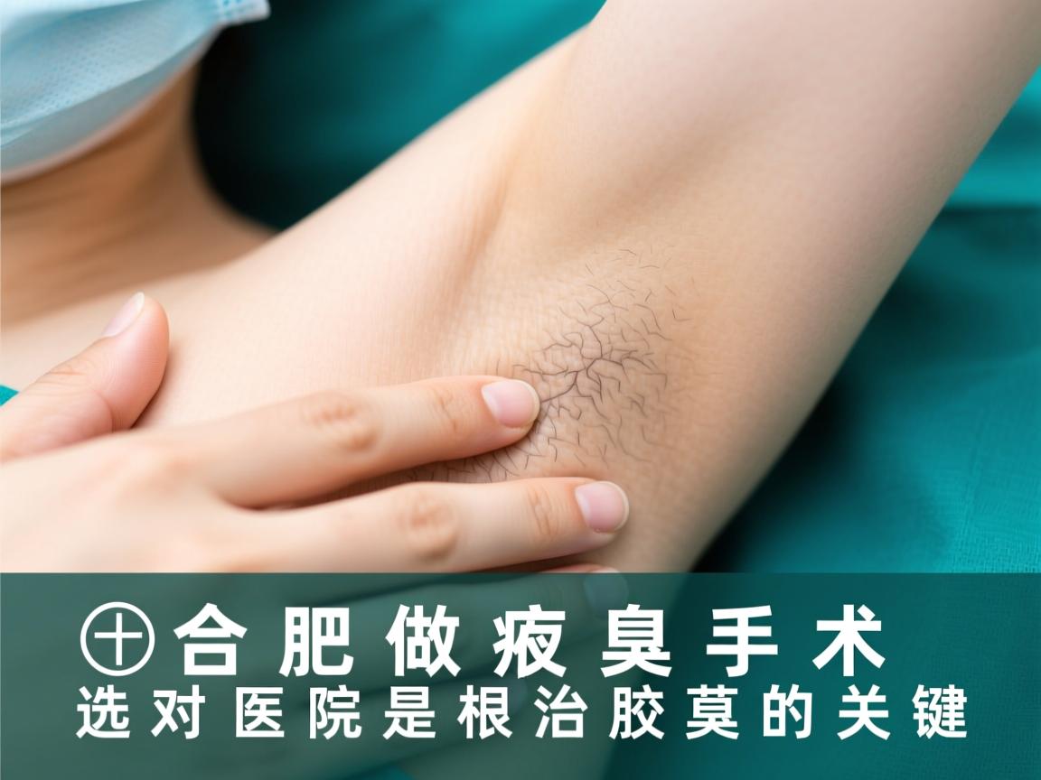 合肥做腋臭手术，选对医院是根治腋臭的关键