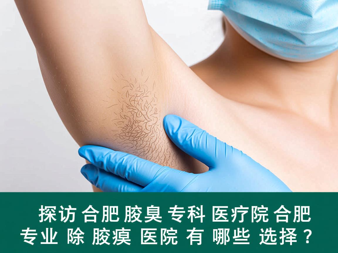 探访合肥腋臭专科医院，合肥专业除腋臭医院有哪些选择？