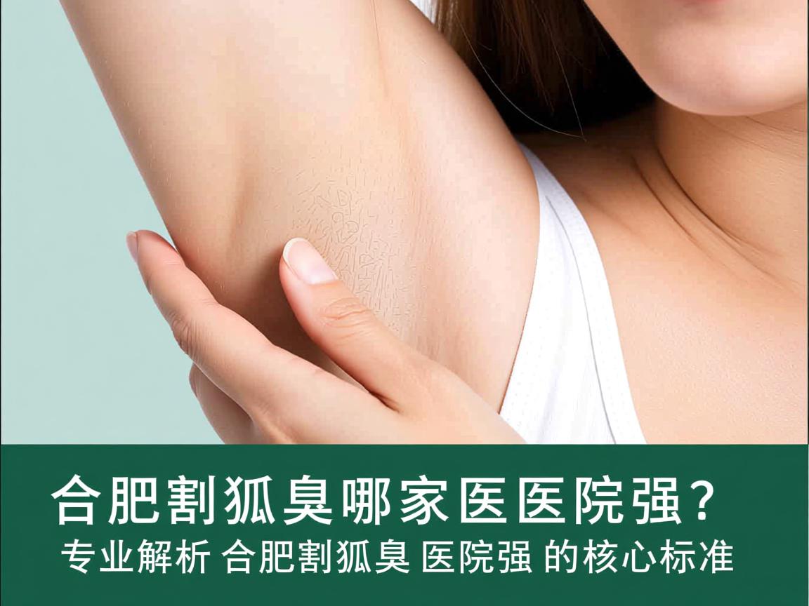 合肥割狐臭哪家医院强？专业解析合肥割狐臭医院强的核心标准