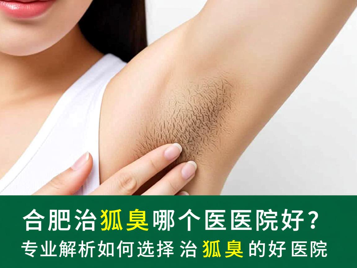 合肥治狐臭哪个医院好？专业解析如何选择治狐臭的好医院