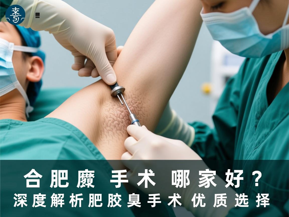 合肥腋臭手术哪家好？深度解析合肥腋臭手术优质选择