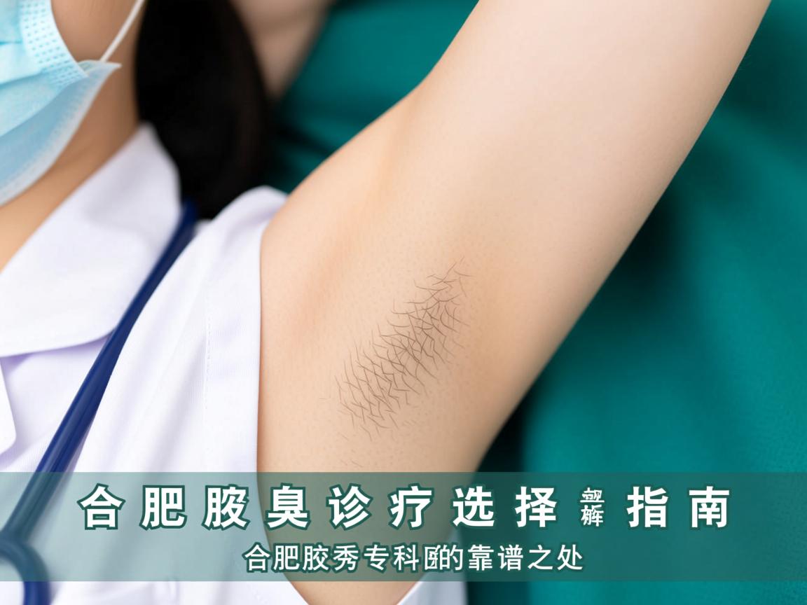 合肥腋臭诊疗选择指南，解析合肥腋秀专科的靠谱之处
