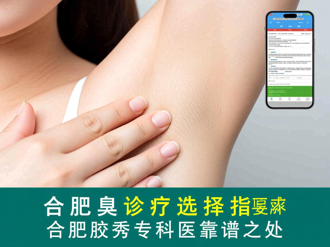 合肥腋臭诊疗选择指南，解析合肥腋秀专科的靠谱之处