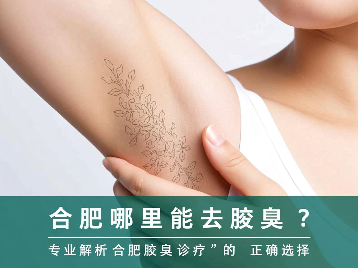 合肥哪里能去腋臭？专业解析合肥腋臭诊疗的正确选择