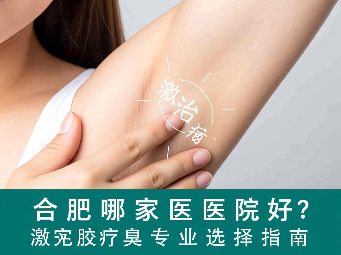 合肥哪家医院好？激光治疗腋臭专业选择指南