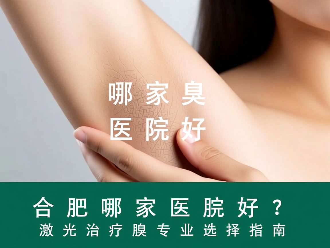 合肥哪家医院好？激光治疗腋臭专业选择指南