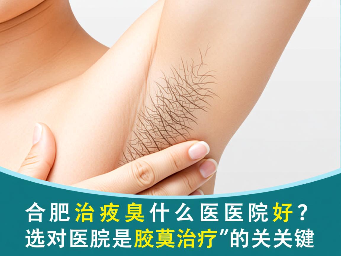合肥治疗腋臭什么医院好？选对医院是腋臭治疗的关键