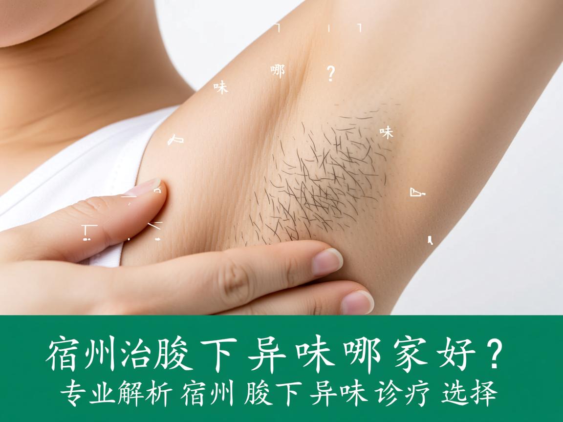宿州治腋下异味哪家好？专业解析宿州腋下异味诊疗选择