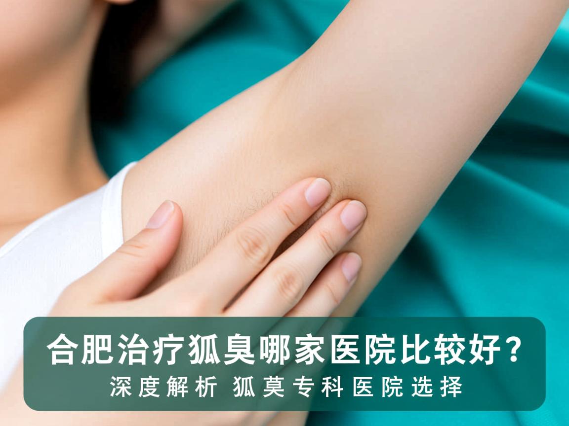 合肥治疗狐臭哪家医院比较好？深度解析狐臭专科医院选择