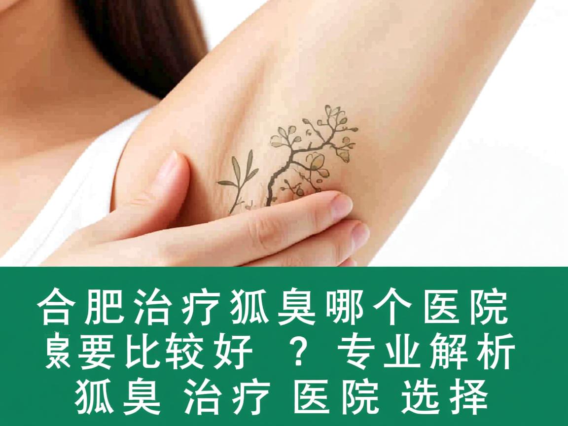 合肥治疗狐臭哪个医院比较好？专业解析狐臭治疗医院选择