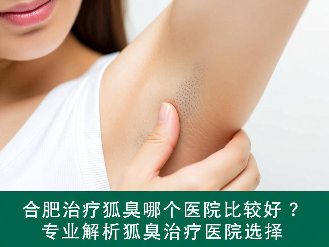 合肥治疗狐臭哪个医院比较好？专业解析狐臭治疗医院选择