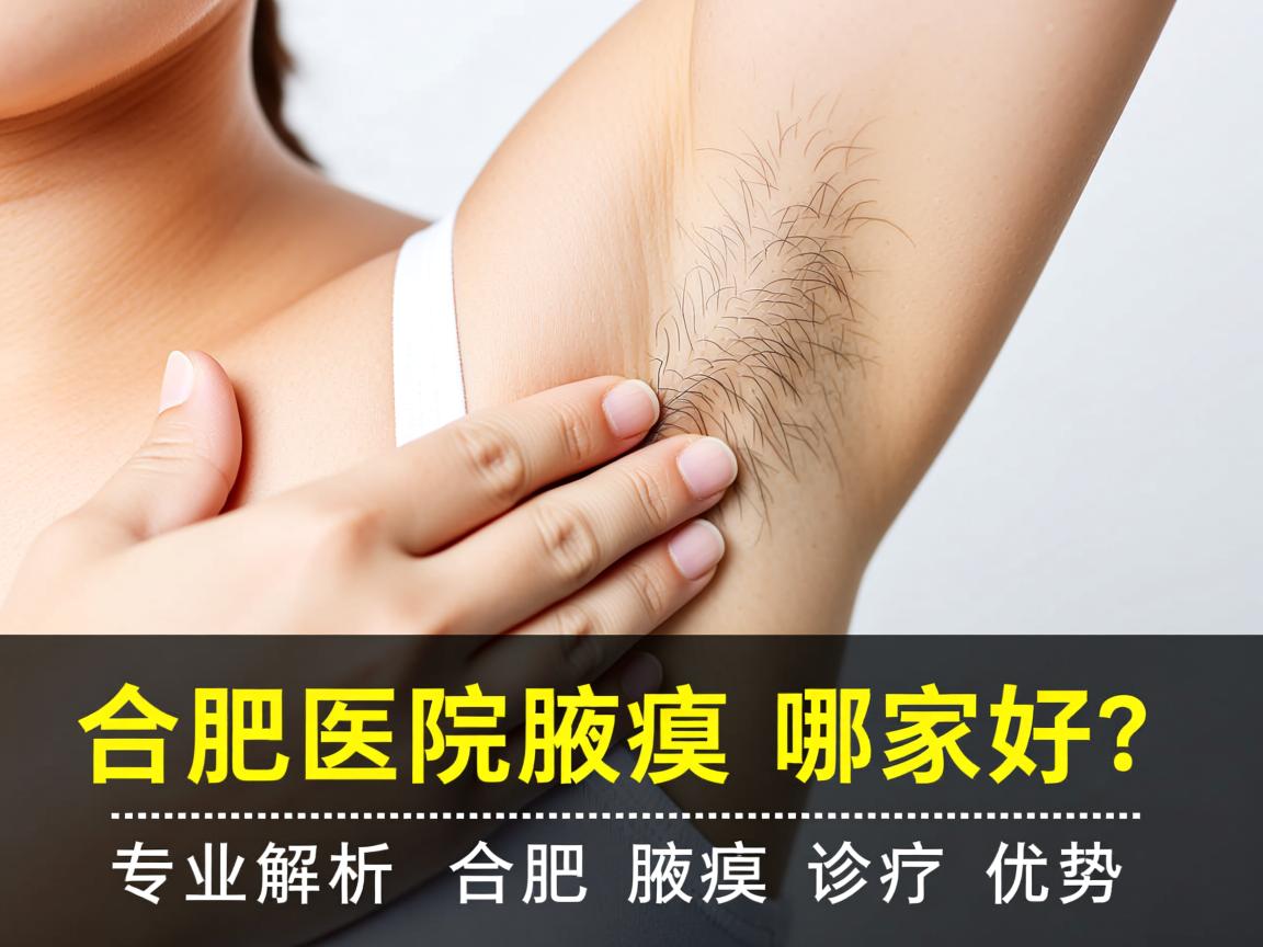 合肥医院看腋臭哪家好？专业解析合肥腋臭诊疗优势