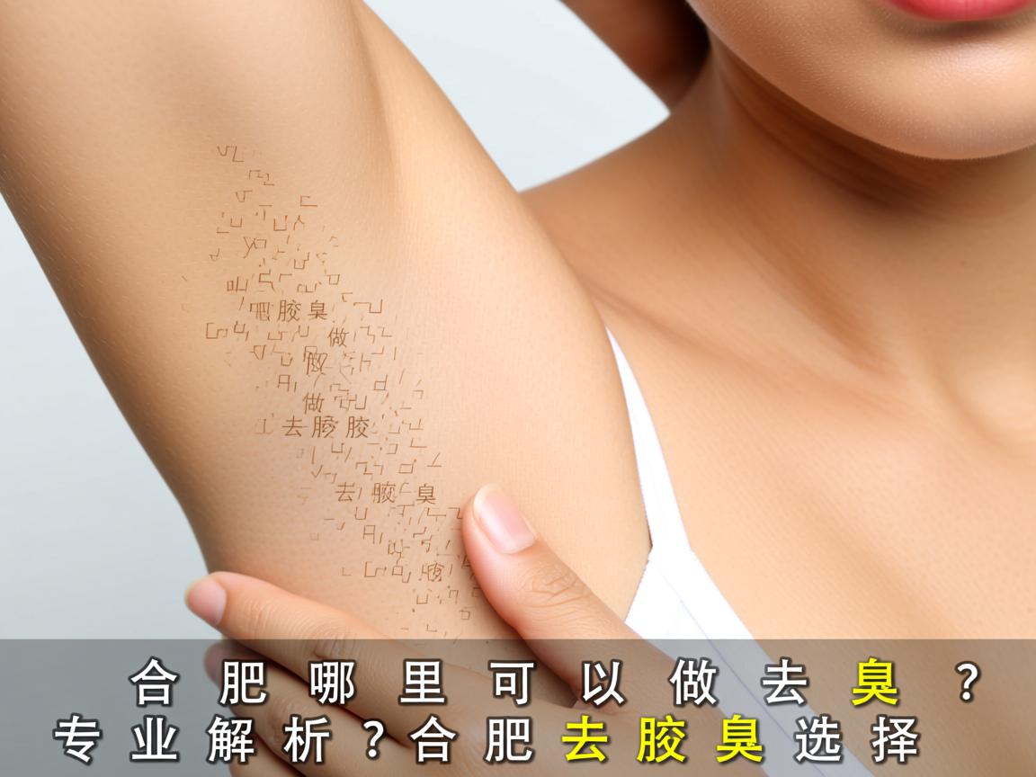 合肥哪里可以做去腋臭？专业解析合肥去腋臭选择