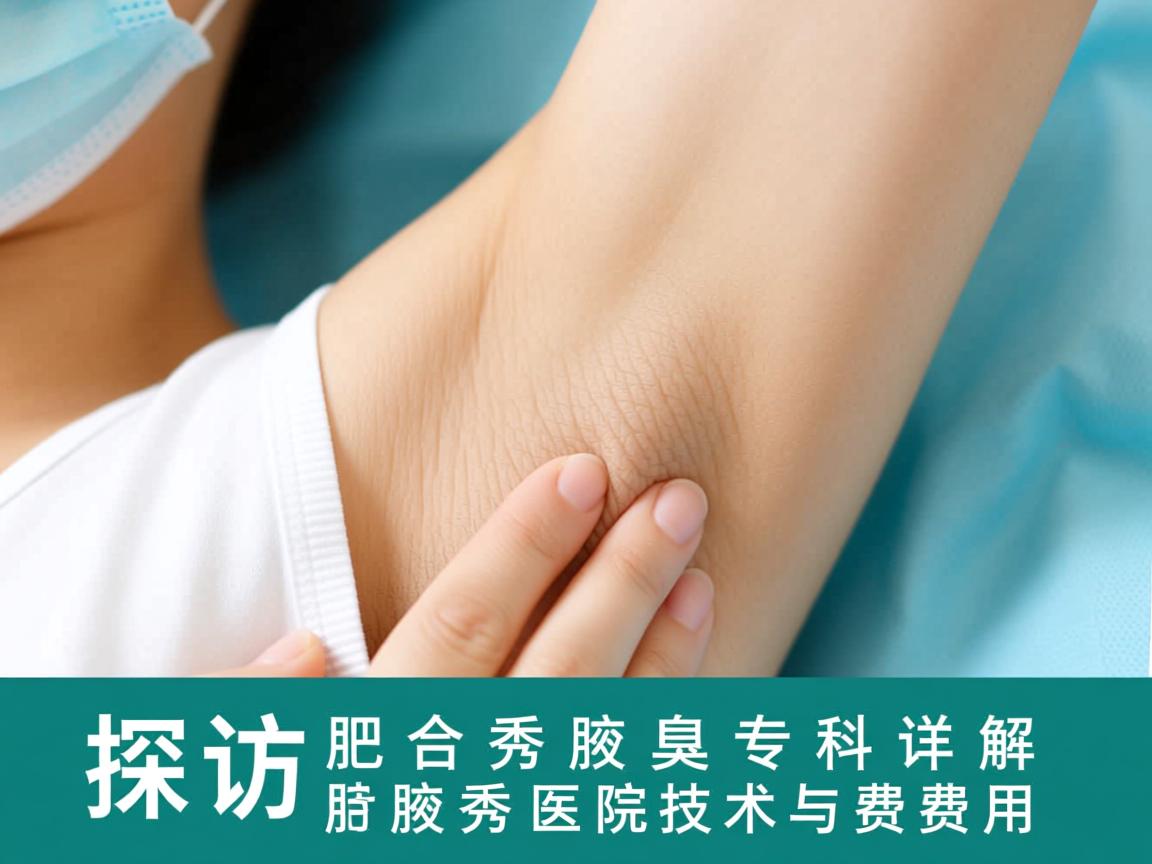 探访合肥腋秀腋臭专科，详解合肥腋秀医院技术与费用