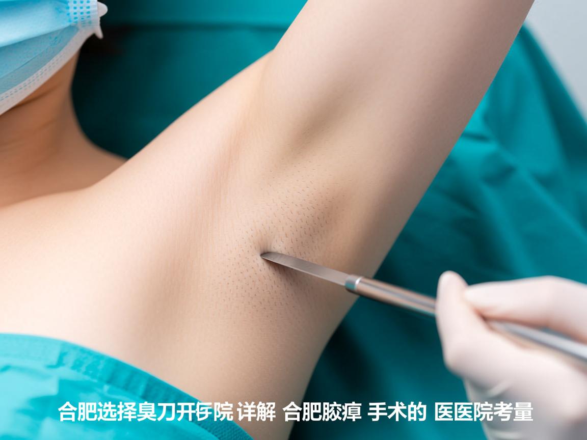 在合肥选择腋臭开刀医院，详解合肥腋臭手术的医院考量