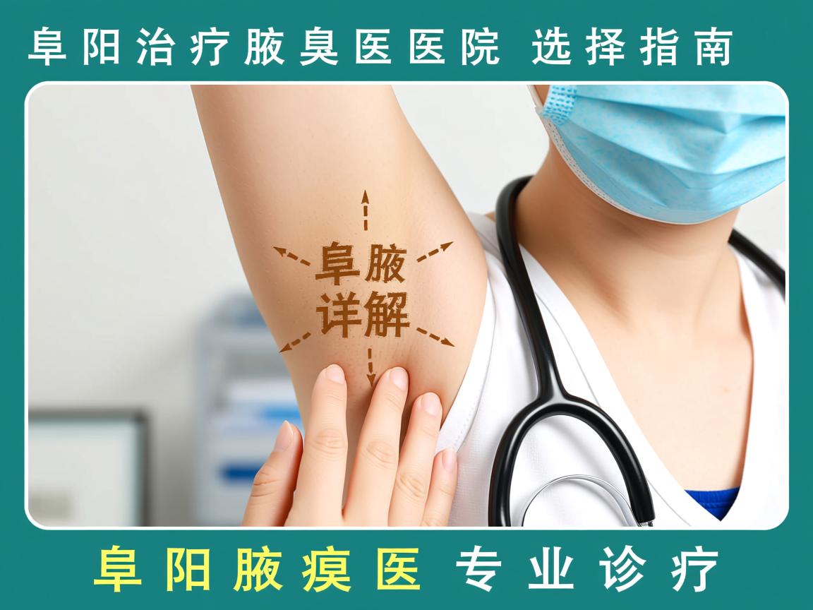 阜阳治疗腋臭医院选择指南，详解阜阳腋臭医院的专业诊疗