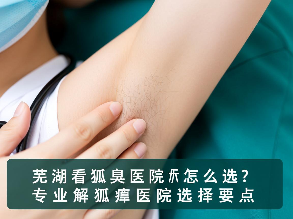 芜湖看狐臭医院怎么选？专业解析狐臭医院选择要点