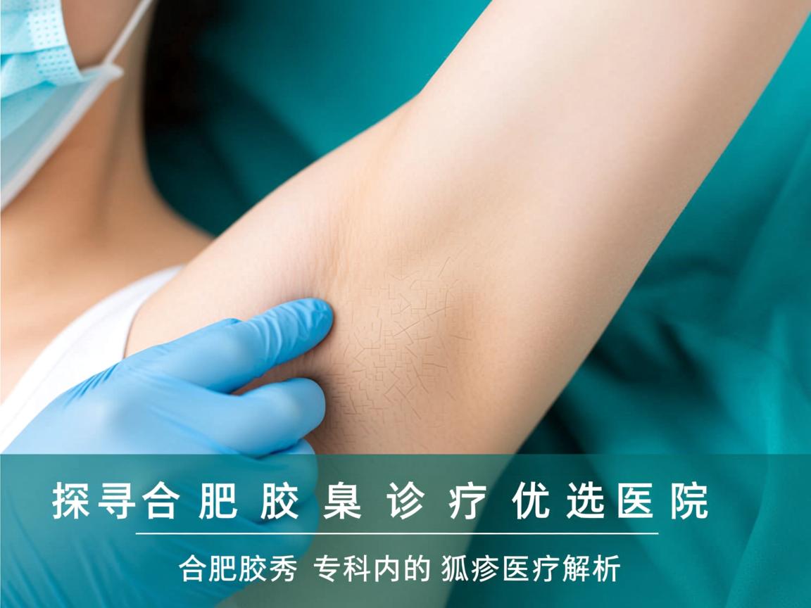 探寻合肥腋臭诊疗优选医院，合肥腋秀专科的狐臭医疗解析