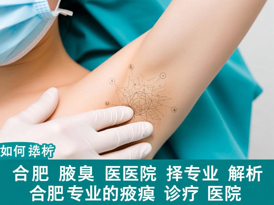 合肥腋臭医院专业解析，如何选择合肥专业的腋臭诊疗医院