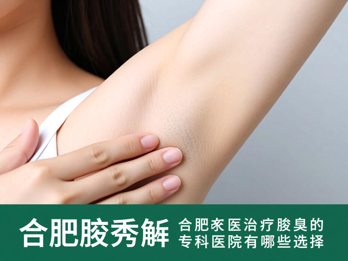 合肥腋秀解析，合肥治疗腋臭的专科医院有哪些选择